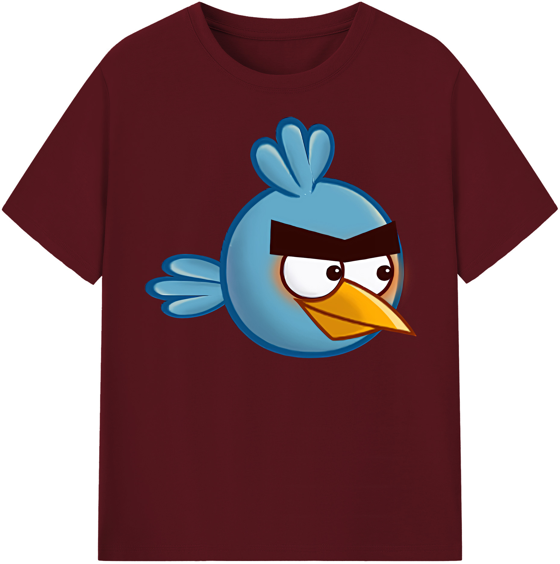 （画像用） Angry Birds アングリーバード 綿100％半袖Tシャツ（フロントプリント）